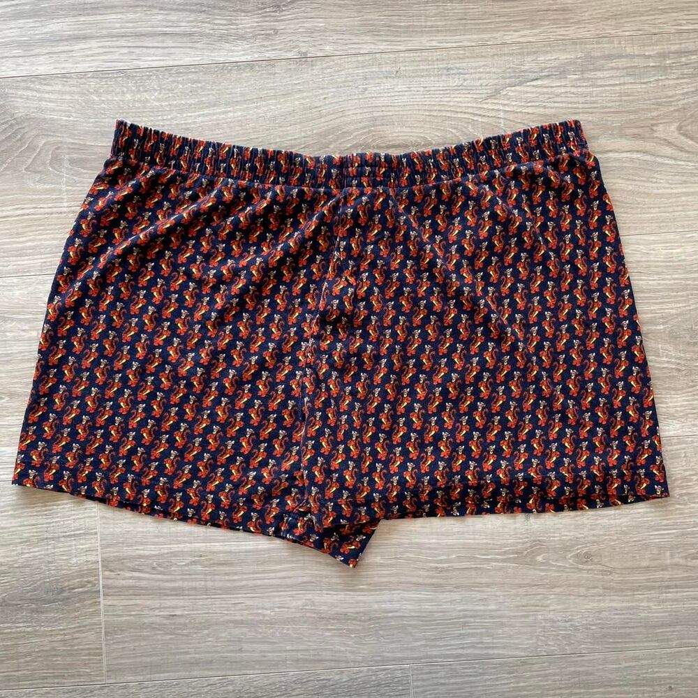 Vintage 90's Disney Tigger Boxers Women's Large Sleep Shorts Kidcore Pooh Lounge